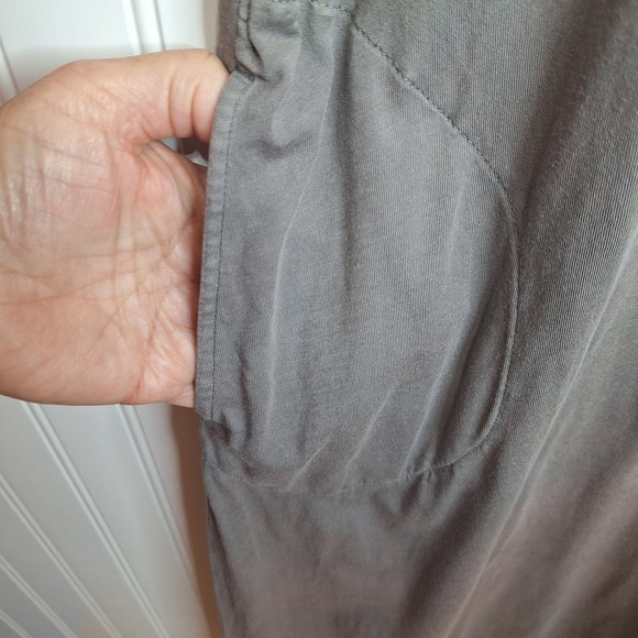 LOGO by Lori Goldstein 1X Tie-Dye Asymmetric Hem Dress December Sky Violetta - Picture 5 of 9